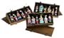 Thomas Pacconi Hand-Painted Glass Christmas Storybook Classics Ornaments In Wood Storage Crates, Set Of 18