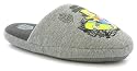 The Simpsons "Sk8 Board" Boys Bart Mule Slippers - Light Grey/Dark Grey