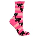 HOT PINK BETSEY JOHNSON BOWS CREW SOCKS