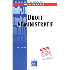 Droit administratif (DEUG droit 2� ann�e, DEUG AES 2� ann�e)