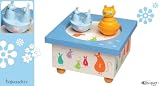 Cat and Mouse Musical Wooden Box - Perfect Nursery Toy Gift