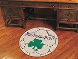 Notre Dame Soccer Ball Rug