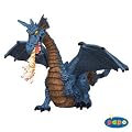Papo - 39025 - Figurine - Dragon Aile Vert Avec Flamme