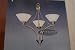 Chandelier Satin Brushed Nickel 3 Light Pendant Lamp