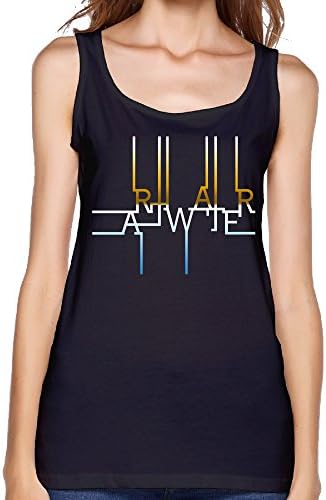 Water Mondrian Graphite Colours Girls Black Vest Tshirt