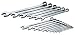SK 86018 SuperKrome 16 Piece 12 Point 1/4-Inch to 1-1/4-Inch Long Pattern Combination Wrench Set