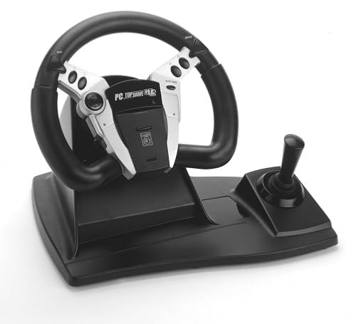 Childrens Toyshop  Video Games : PC TopDrive GT+ Wheel with Gearshift & Pedals