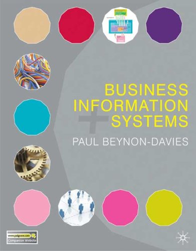 Business Information Systems by Paul Beynon-Davies