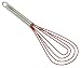 Cuisipro Silicone Flat Whisk 10 Red