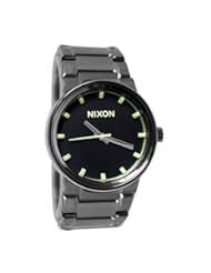 Watch: Nixon Cannon Gunmetal Dial Gunmetal Ion-plated Mens Watch A1601885 - Nixon