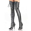 PLEASER SEDUCE-3024 Overknee-Stiefel