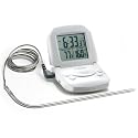 Polder 602-90 Digital Cooking Timer/Thermometer and Clock, White