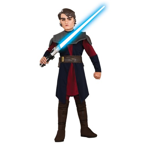 Star Wars Animated Deluxe Anakin Skywalker Child Costume - Small - Kid's Costumes