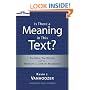 Is There a Meaning in This Text?: The Bible, the Reader, and the Morality of Literary Knowledge (Landmarks in Christian Scholarship)