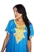 Moroccan Caftan Handmade Cotton Embroidery Small to Medium Light Blue