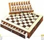 Gentili Game/Chess Set in Gloss Noce & Natural Erable