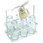 Set of 6 Mini School Milk Bottles In Crate