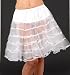 Search : Adult Halloween White Knee Length Petticoat Crinoline One Size Fits Most