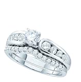 0.99CTW DIAMOND LADIES BRIDAL SET