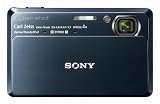 Sony DSC-TX7L Digitalkamera (10 Megapixel Exmor R Sensor, 25mm Carl Zeiss Vario Tessar Weitwinkelobjektiv mit innenliegendem 4fach optischem Zoom, 8,9 cm (3,5 Zoll) Touchscreen LCD, Full HD Video) blau - 