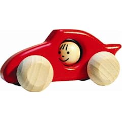 BAJO, Holzspielzeug, Auto, Porsche, rot