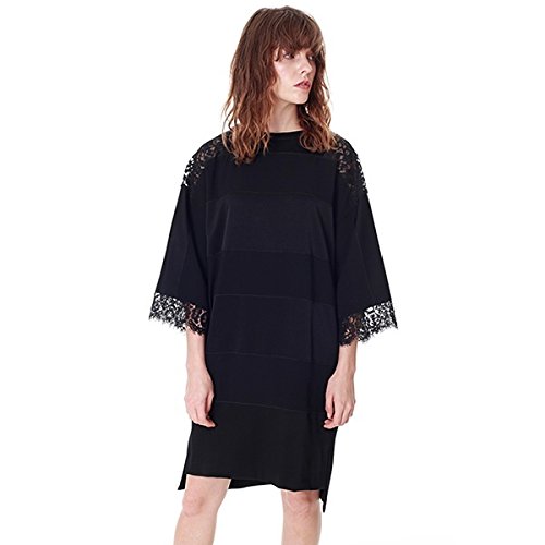 グレースコンチネンタル（GRACE CONTINENTAL） サテンボーダー切替ワンピース