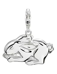 Charming Animals Rabbit Charm in Sterling Silver