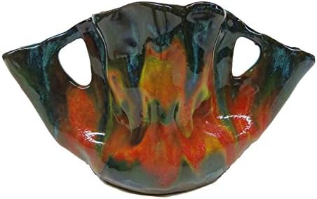 David Changar Euphoria No.3 Contemporary Vase, Yellow Flambe