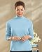 UltraSofts Mock Turtleneck, Light Blue, Large