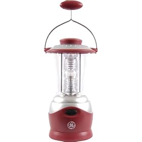 GE 17035 BriteBEAM Krypton Lantern (Red)
