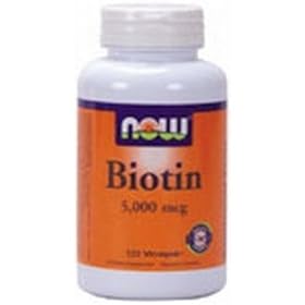 Now Foods Biotin 5000mcg, 120 VcapsNow Foods Biotin 5000mcg