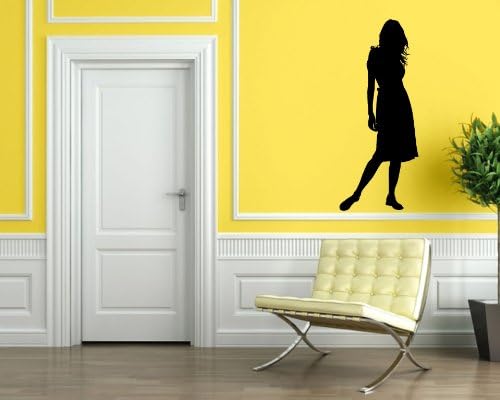 Sexy Hot Girl Shadow Figure Silhouette Mural Wall Art Decor Vinyl Sticker z17