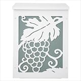 Grapevine Vertical Wall Mailbox Finish / Insert Color: Black / Aged Bronze