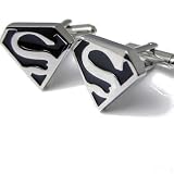 Black and Silver Superman Cufflinks