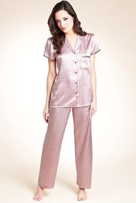 Per Una Revere Collar Spotted Pyjamas