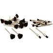 24 Stiff End Cup Brushes Jewelry Polishing Rotary Tools