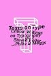 Texts on Type: Critical Writings on Typography
