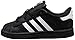adidas Originals Superstar I Basketball Fashion Sneaker (Infant/Toddler),Black/White/Black,9 M US Toddler
