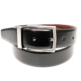 Kenneth Cole Reversible Men's Leather Belt with Satin Buckle