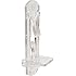 Prime-Line Products U 9395 Self-Locking Shelf Support Peg, 1/4 in. Outside Diameter, 5/8 in. Shelf, Clear Plastic (Pack Of 6)