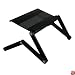 Furinno Adjustable Vented Laptop Table Laptop Computer Desk Portable Bed Tray Book Stand Multifuctional & Ergonomics Design Dual Layer Tabletop up to 17