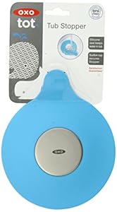 OXO Tot Tub Drain Stopper, Blue