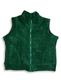 Turbulence - Girls Fleece Vest, Hunter Green