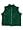 Turbulence - Girls Fleece Vest, Hunter Green (Size 10)