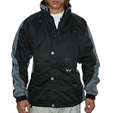 BONUS PACK: Mens MARKER Insulated and Waterproof Winter Ski Snowboard / Snow Jacket & Ski Googles thumbnail