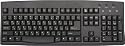 Cyrillic - Russian - English USB Computer Keyboard (Black)