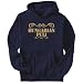 Hoodie Mens Navy Blue " Hungarian Puli - ORNAMENTS / URBAN STYLE " Dogs