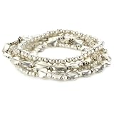 Vanessa Mooney Sterling Silver Bali Bead Brace