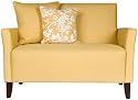 angelo:HOME Hepburn Loveseat with 2 Pillows, Golden Honey