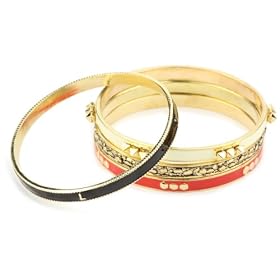 Belle Noel Love 4 Stack Bangle Bracelet